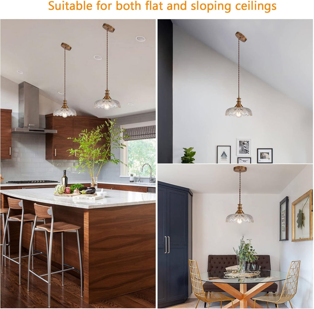 Vintage Pendant Lights Fixture Modern Pendant Lighting Fixtures Hanging Lamp for Kitchen Island Bedroom Living Room