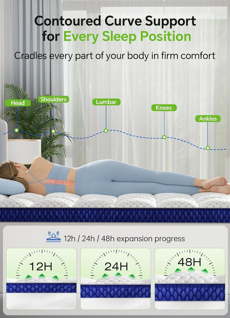 Queen Mattress Topper Viscose Derived from Bamboo, Ultra Soft Pillow Top Mattress Pad Bed Cover with Elastic Deep