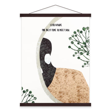 Magnetic Poster Hanger, 20x28 20 x 30 20x24 Poster Frame Wood Wooden Magnet Print Posters Dowel Scroll Hanger Hangers