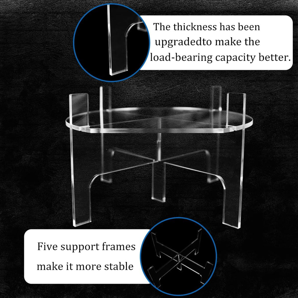 Acrylic Beverage Dispenser Stand, Glass Water Juice Drink Beverage Dispenser Floor Pitcher Stand Base for Parties