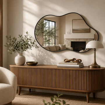 26"x48" Wall Mirror Irregular Mirror Bedroom Entryway