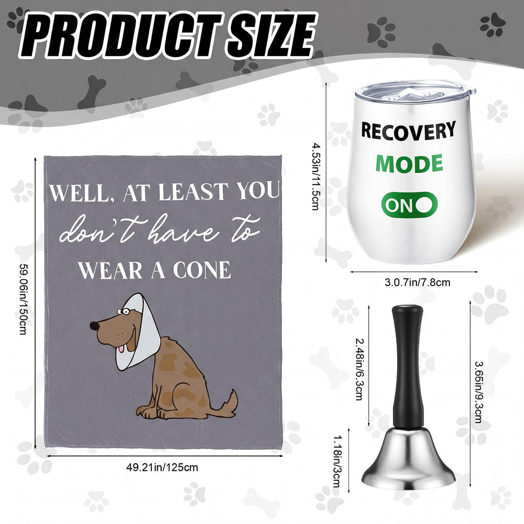 4 Pcs Get Well Soon Gift for Men, Grey