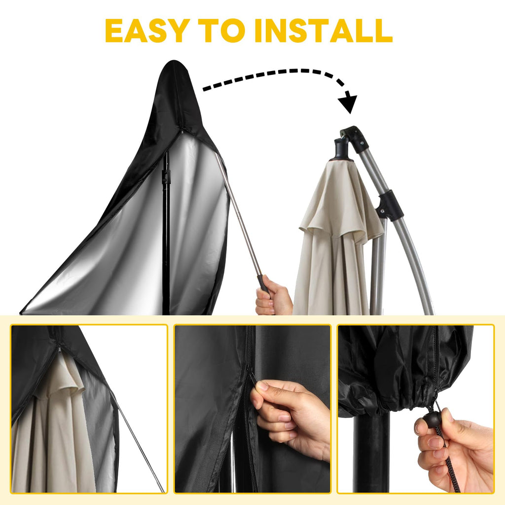 Patio for 9-13ft Cantilever Umbrella