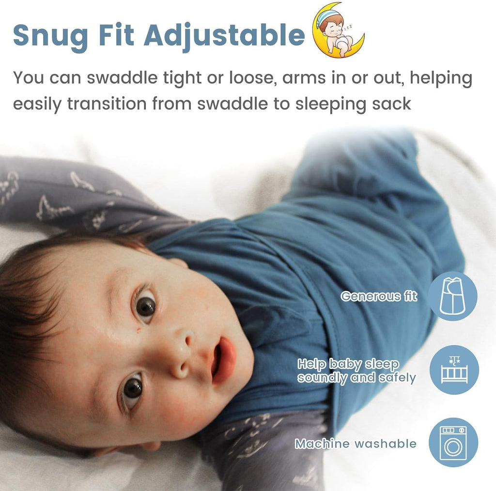 Baby Swaddle Sleep Sack, 1.0 TOG, 100% Cotton