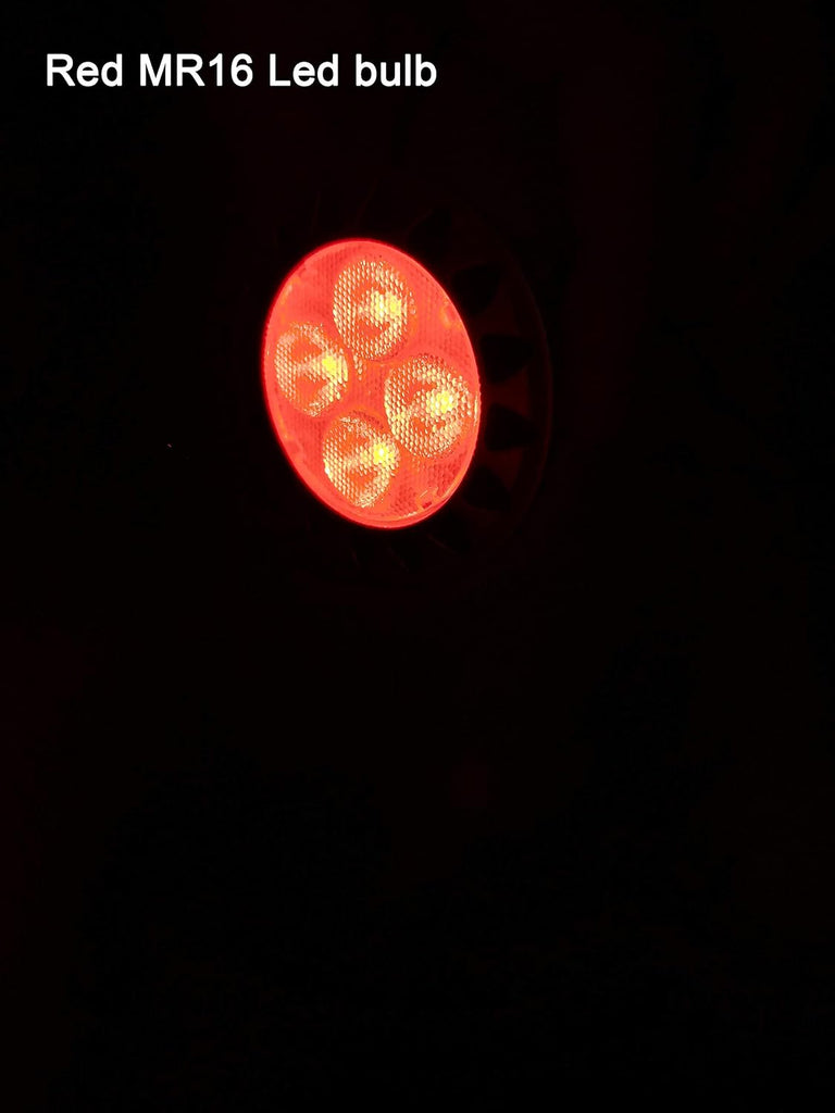 Red MR16 GU5.3 Led Bulbs 12V Low Voltage 5W for Christmas Holiday | 20W 35W 50W Equivalent,Red Bulb Spotlights for