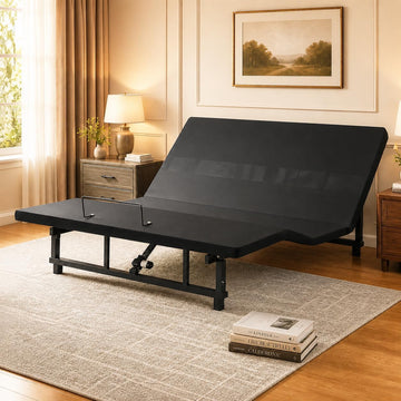 King Adjustable Bed Frame with Zero Gravity Wireless Remote, Easy Assembly