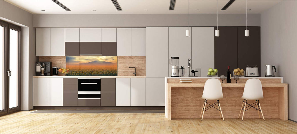 Stylish glass backsplash - Photo glass upstand Art Series BBS03C: