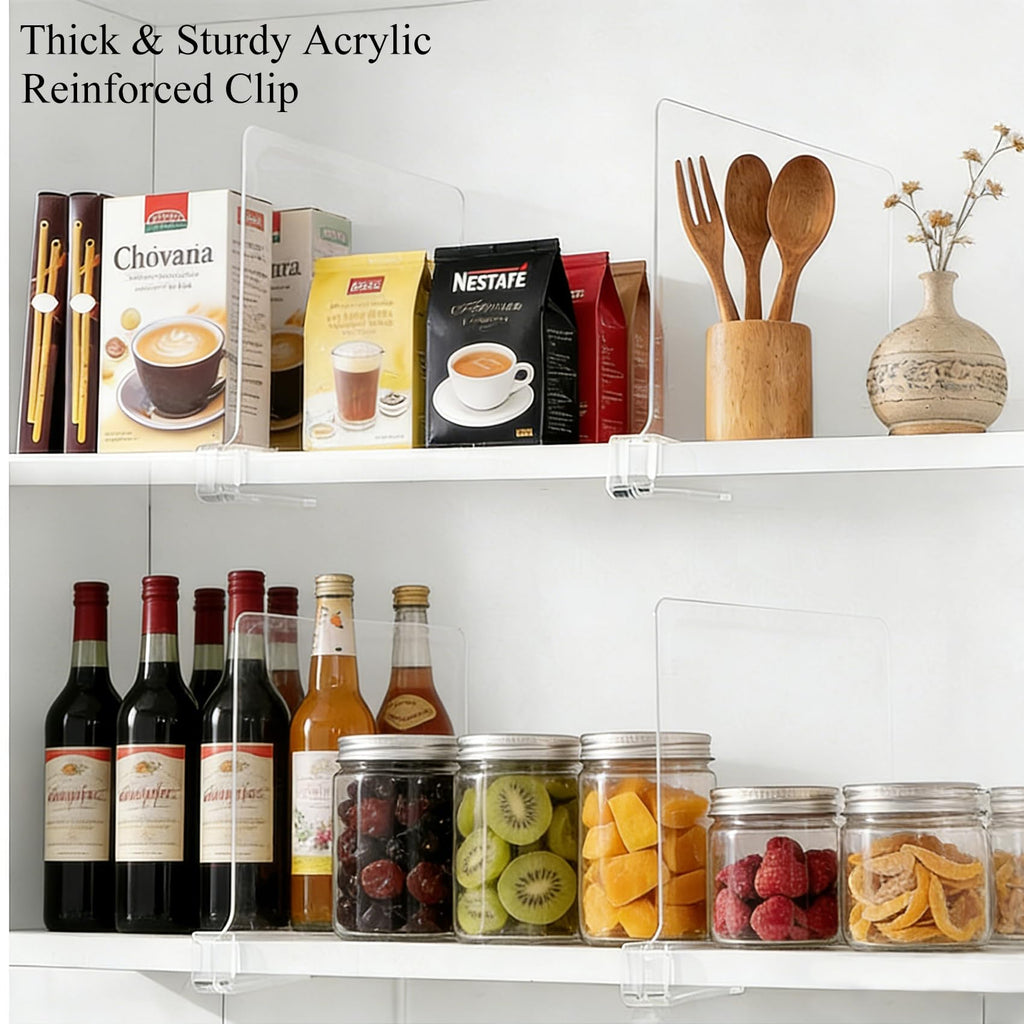 Acrylic Purse Organizer for Closet Shelf Dividers Organization Enthusiasts