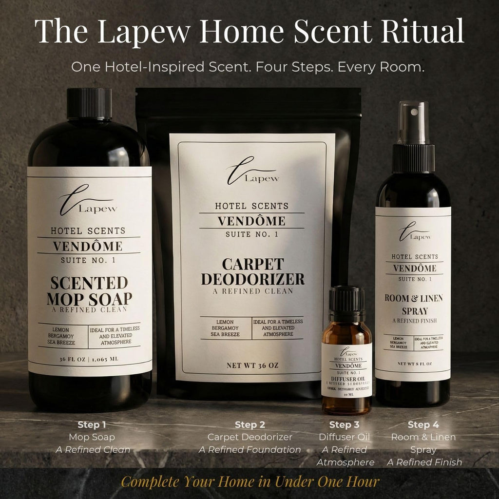 Hotel Scents Luxury Room Spray | Vendôme Suite 1 | Inspired by the Ritz-Carlton | Linen Spray Air Freshener & Fabric - Set of 8