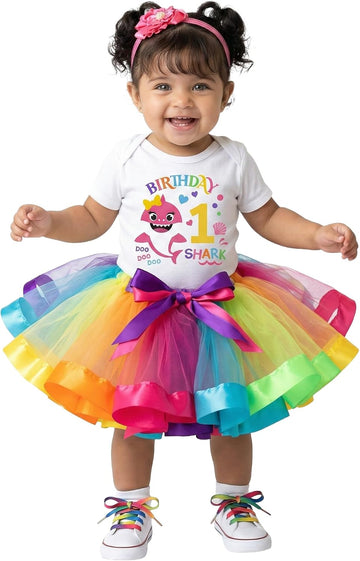 Shark Birthday Outfit Girl Collection - 1st Birthday