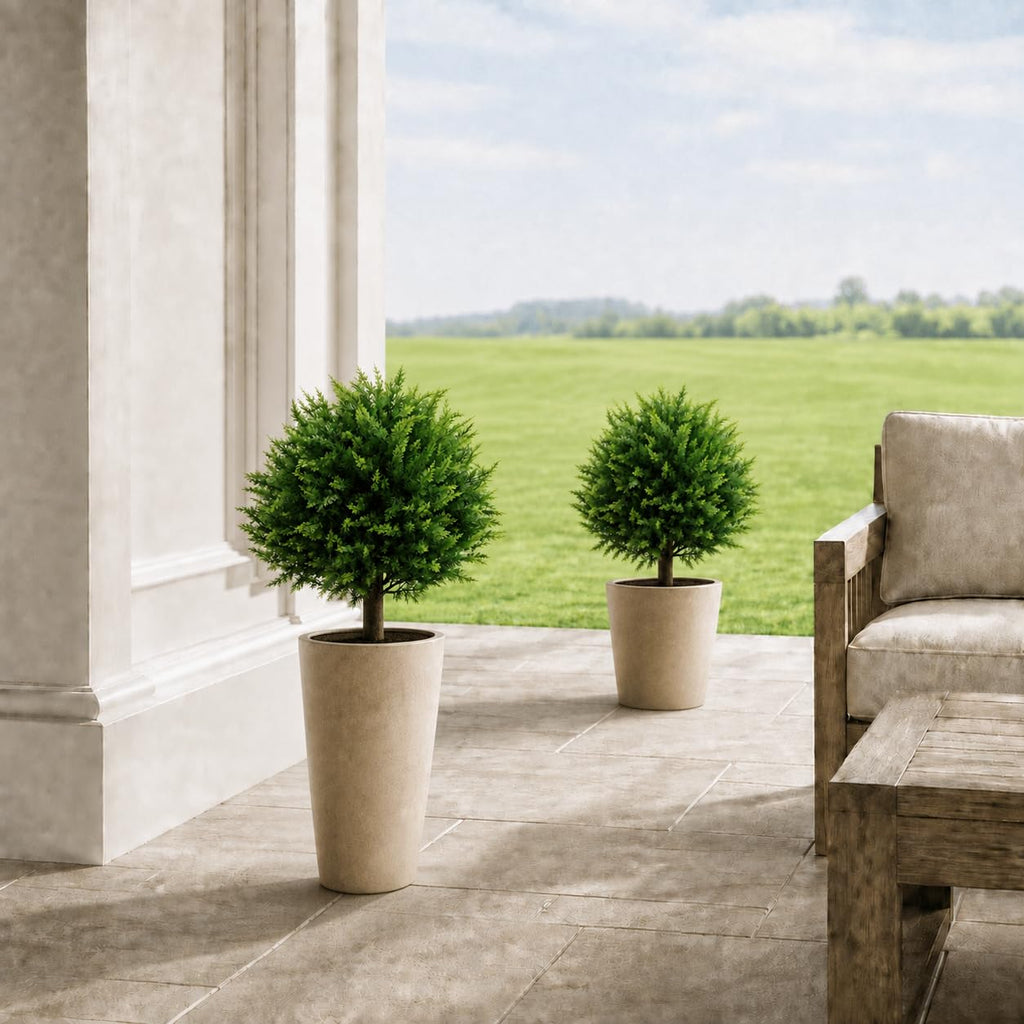 Artificial Outdoor Plants, Faux Cedar Bushes & Shrubs