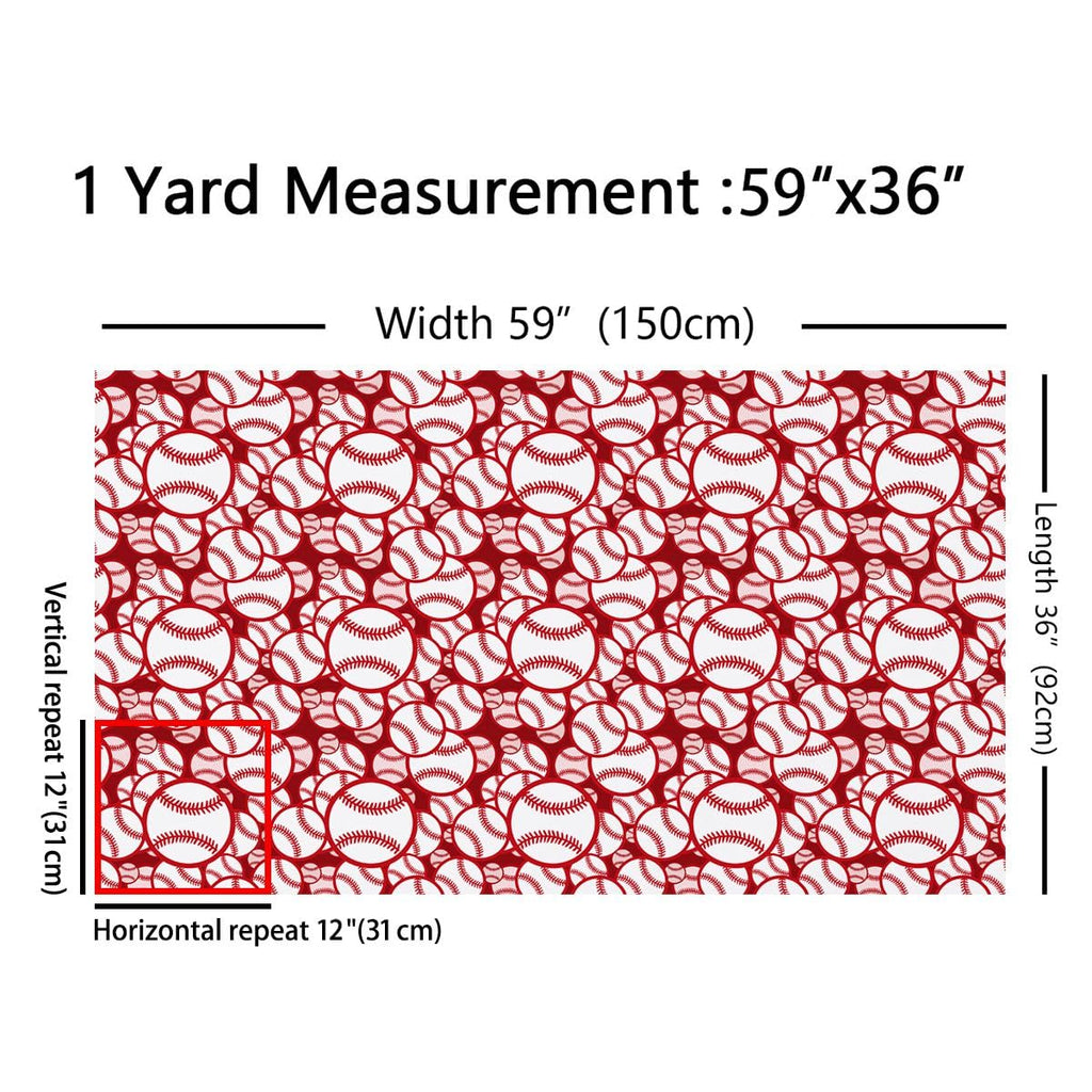 Baseball Fabric By The Yard, Sports Upholstery Fabric, Competitive Game Decorative Fabric, Softball Indoor Outdoor