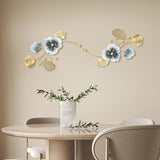 3 Pcs Metal Decorative Wall Mirrors Metal Ginkgo Leaf Mirror Modern Creative Wall Decor Art Hanging Decor Mirror for