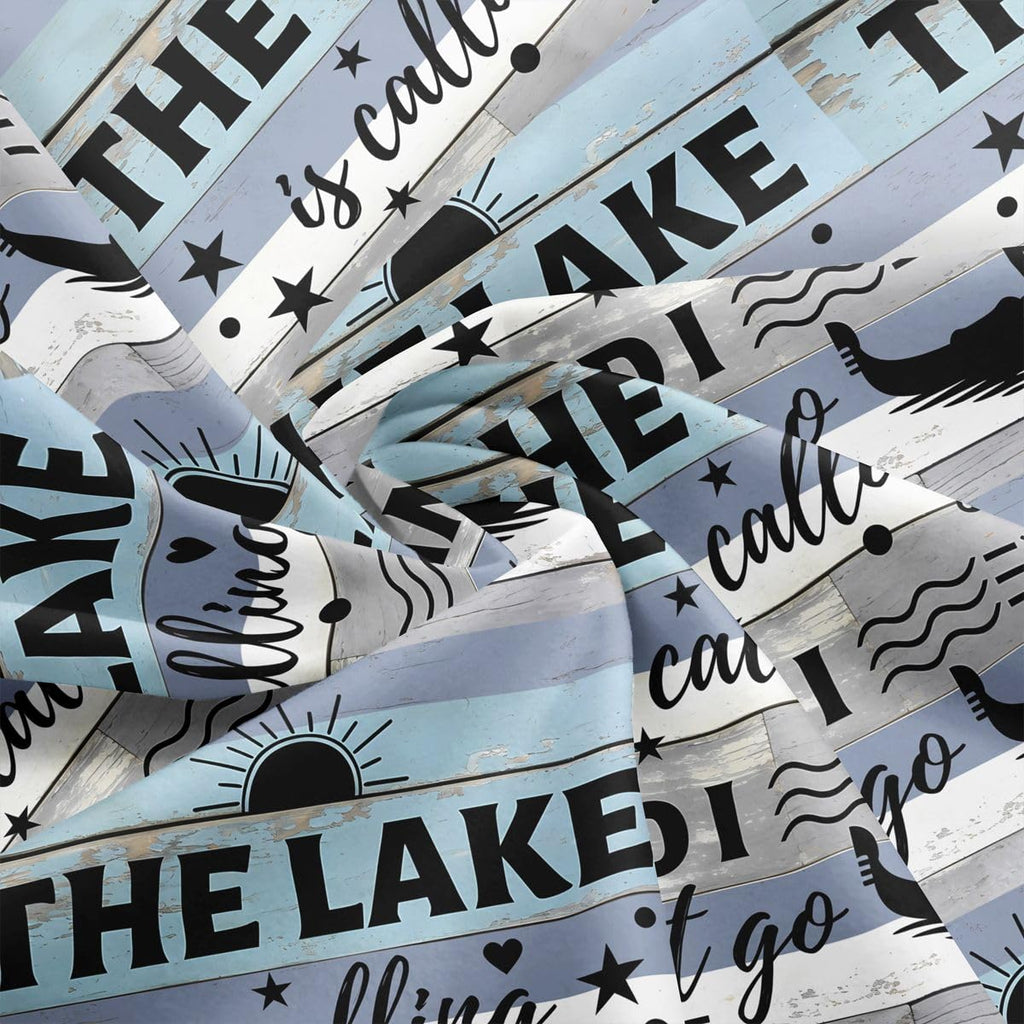 Rustic Lake House Fabric by The Yard Soft 5 Yards