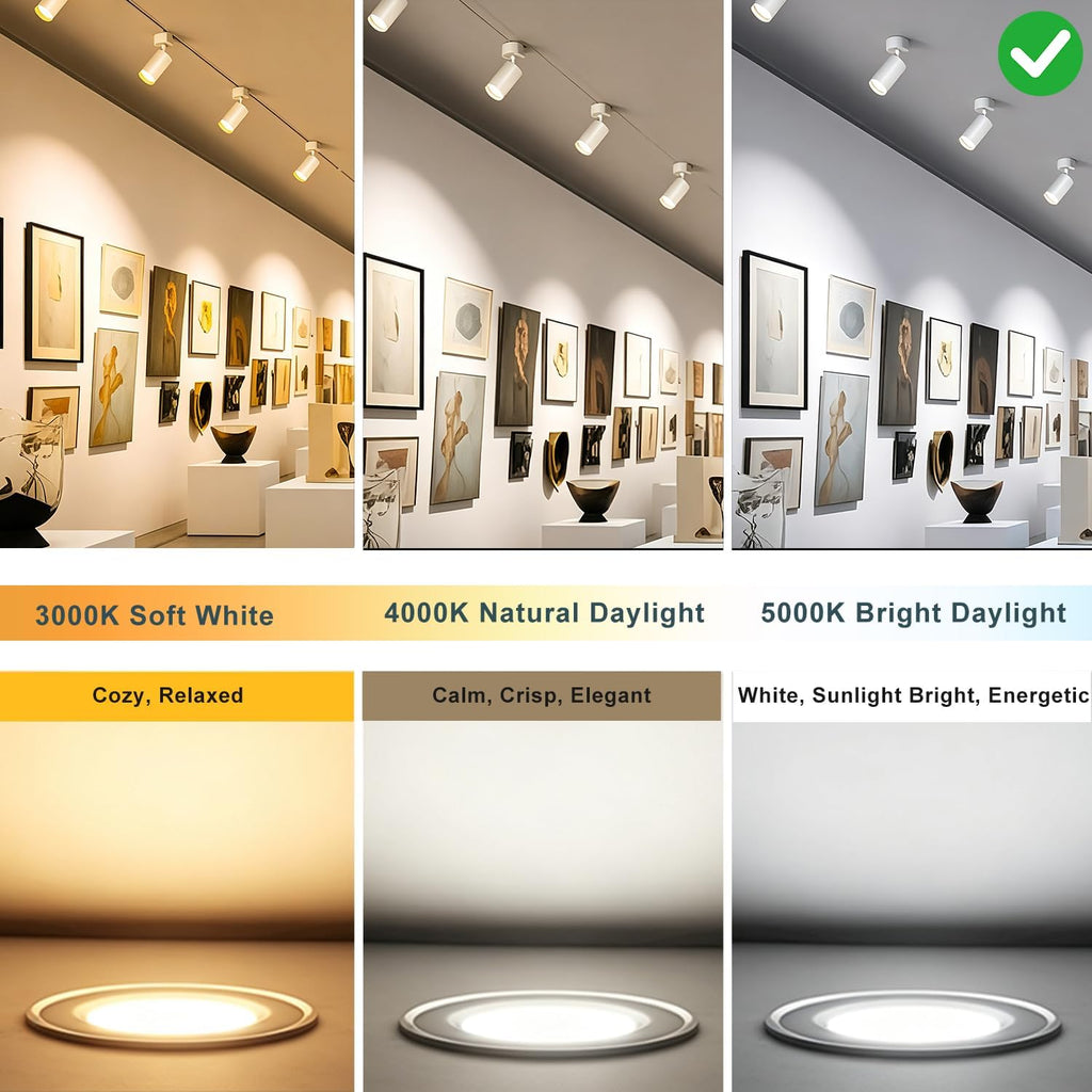 GU10 LED Bulb 5W 120V 38°Beam 5000K Non-dimmable for Track Lighting