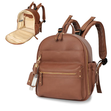 Small Diaper Bag Mini Diaper Bag Backpack Mini Backpack with 11 Pockets Baby Diaper Bag with Hand Sanitizer Holder, 2