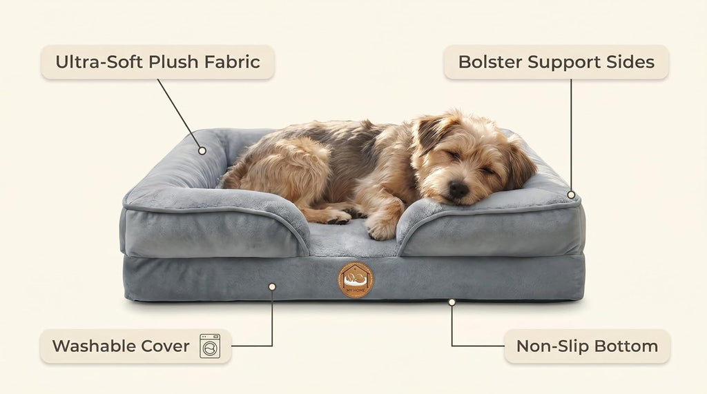 Orthopedic Dog Bed for Small Dogs