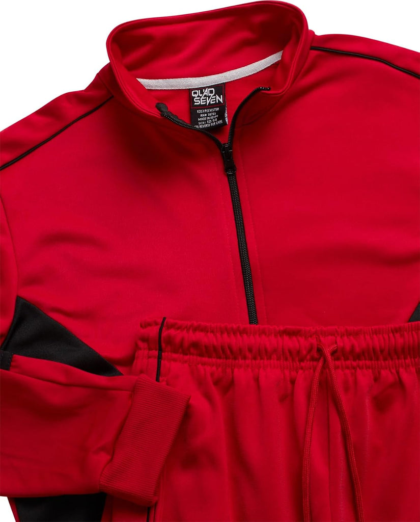 Boys Tracksuit Set - 2 Piece Athletic Tricot Zip Up Boys Sweatshirts and Jogger Pants Outfit