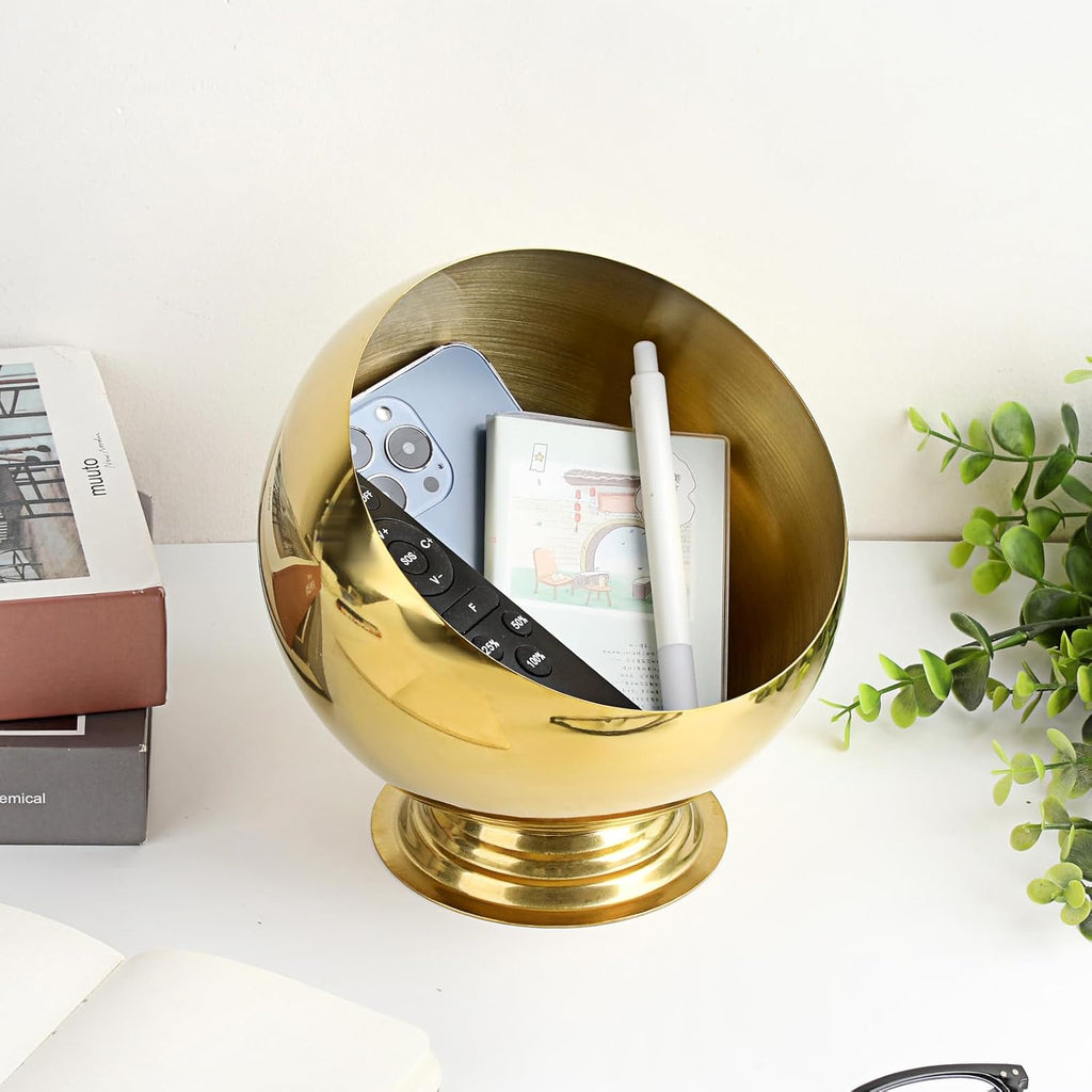 Key Bowl for Entryway Table Gold Bowl Decor Catch All Bowl for Key