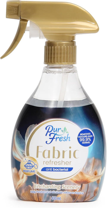 Fabric Refresher Spray - Enchanting Scenery - Wrinkle Release Spray & Fabric Softener Alternative - Odor Eliminator - Set of 135
