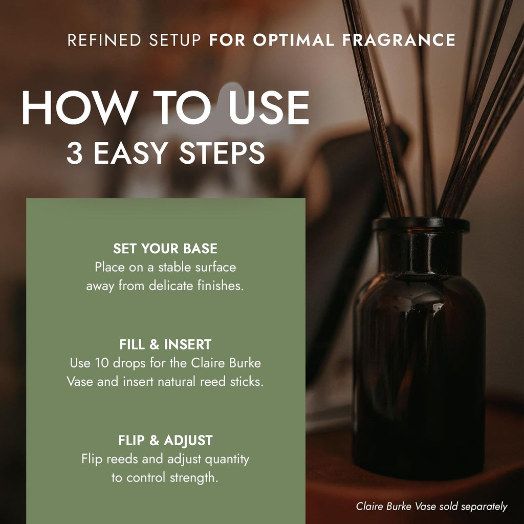 Reed Diffuser Oil Refill, Original, with 12 Reeds, 3 fl oz