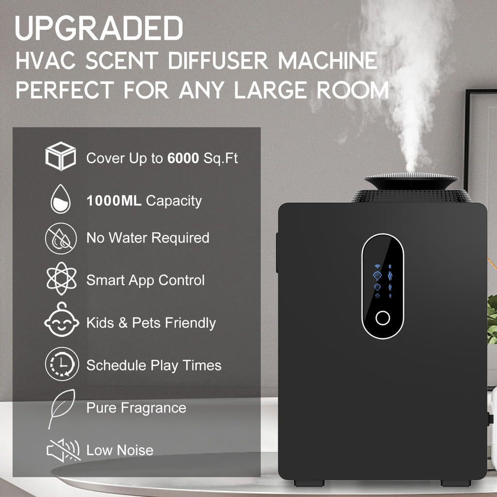 2026 Upgraded HVAC Scent Diffuser Machine Covers 6000 Sq.Ft for Large Room