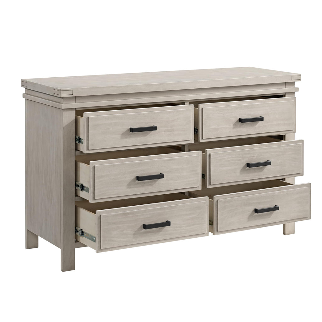 Mystic 6-Drawer Dresser, Stone Wash