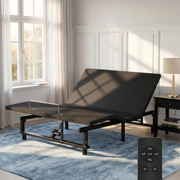 Adjustable Bed Frame King Size for Seniors, with German Motor