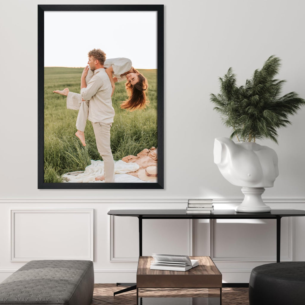 Metal 24x36 Poster Frames Set of 6, 24 by 36 Frame Made to Display 24 by 36 Inch Photo Prints for Wall Decor, Poster
