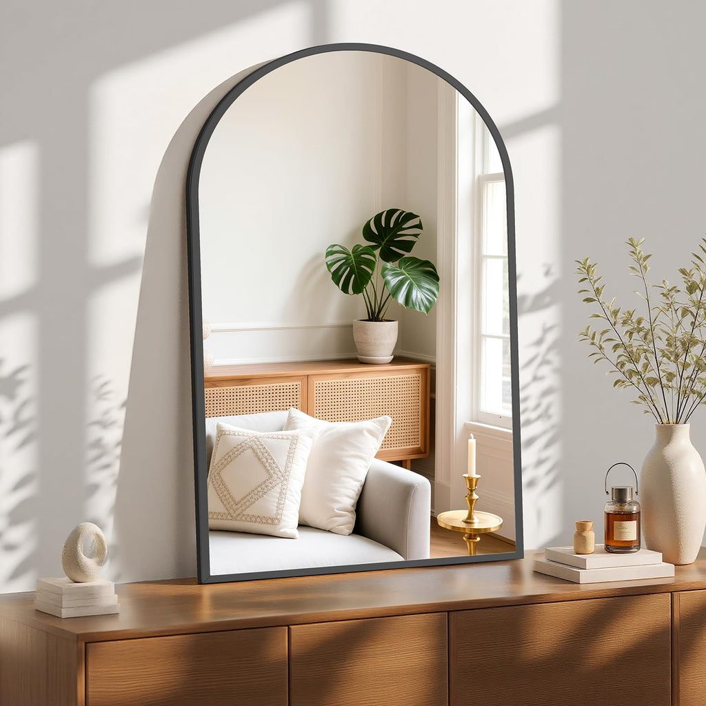 26"x38" Arched Bathroom Mirror, Bathroom Mirrors for Over Sink