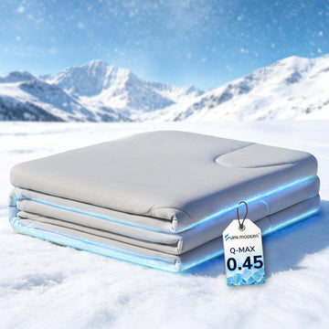Cooling Comforter Twin Size for Hot Sleepers, Double-Sided Cool Touch Summer Comforter, Lightweight Breathable Soft