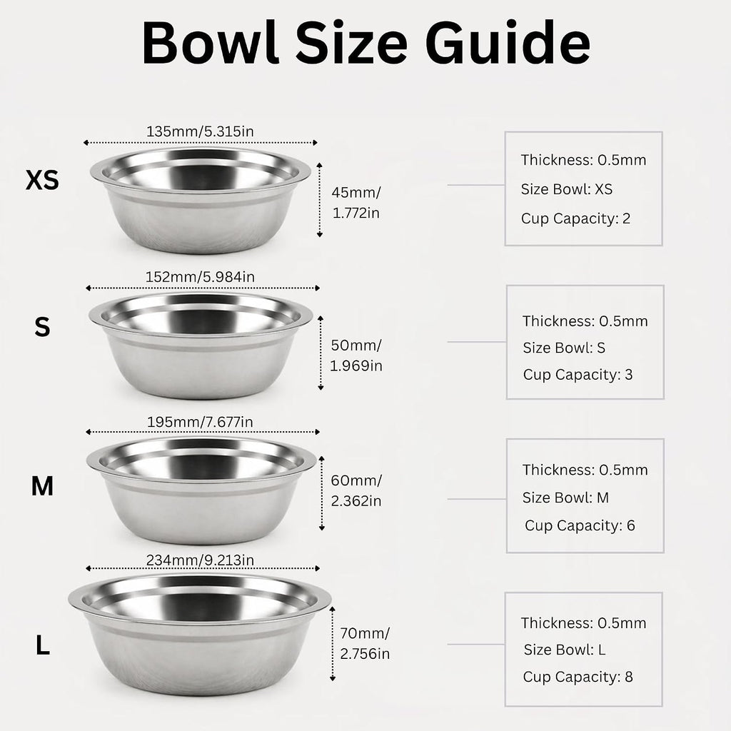 Elevated Dog Bowls for Large Dogs, Personalized Food Stand for Large Breed