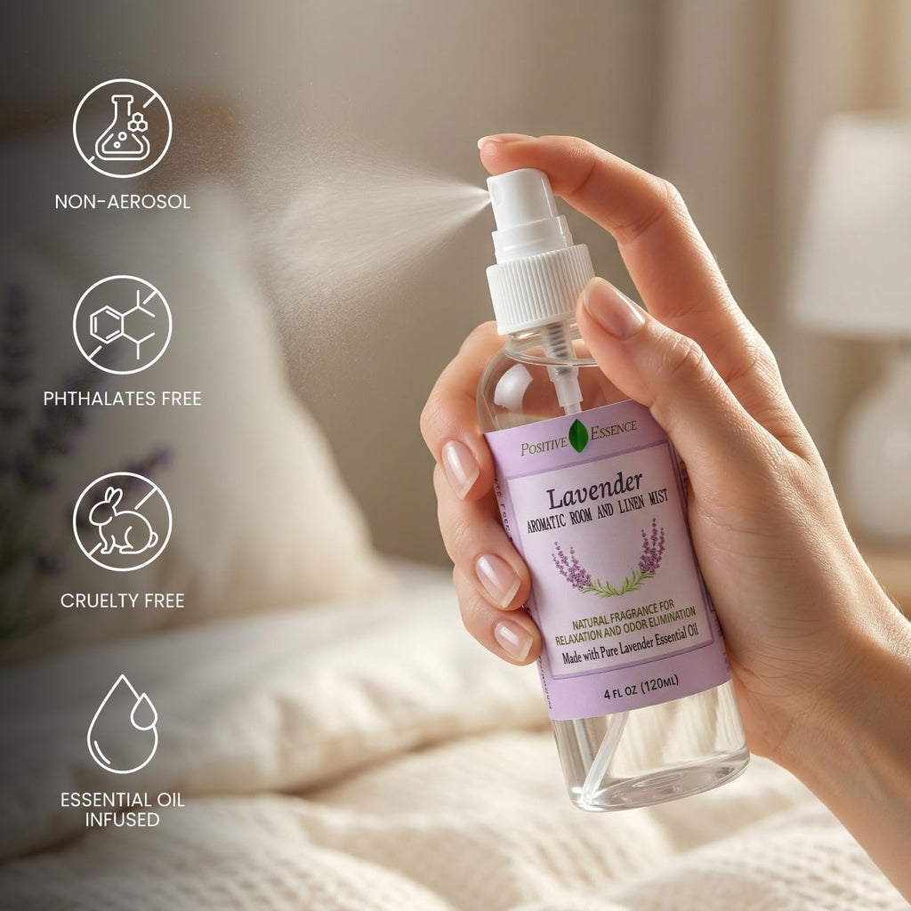 Lavender Room Spray & Linen Spray, Pillow Mist, 4.06 fl oz - Set of 406