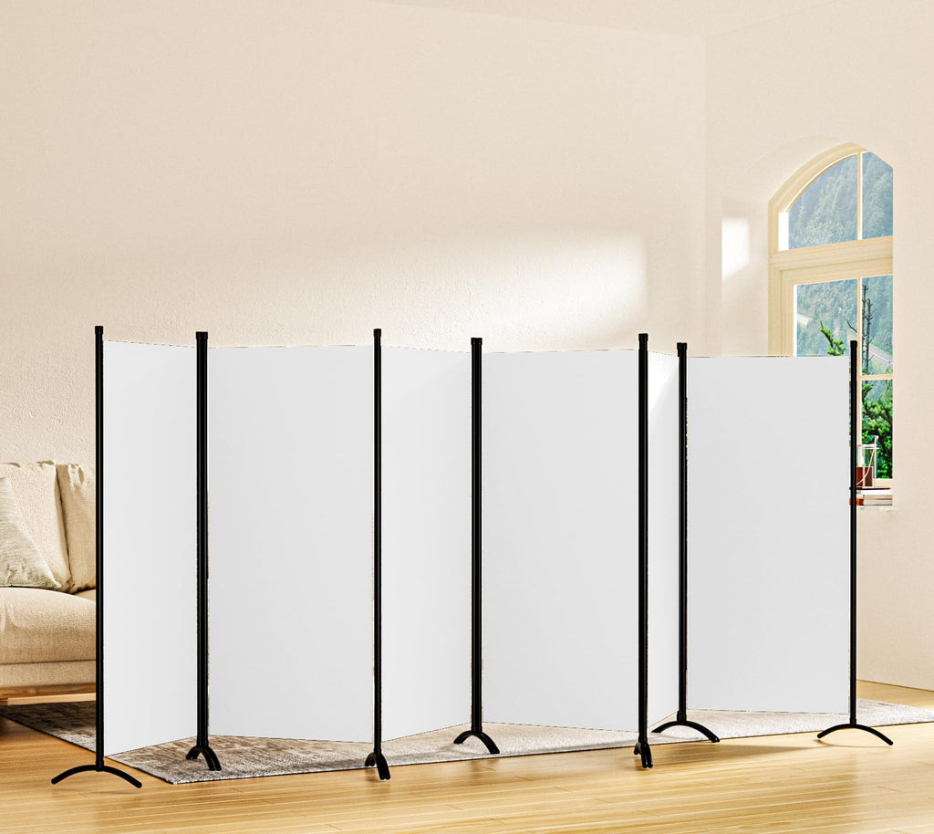Room Divider-Folding Privacy Screens, 6 ft Partition Room Dividers Wall for Separation, Home, Office, Classroom