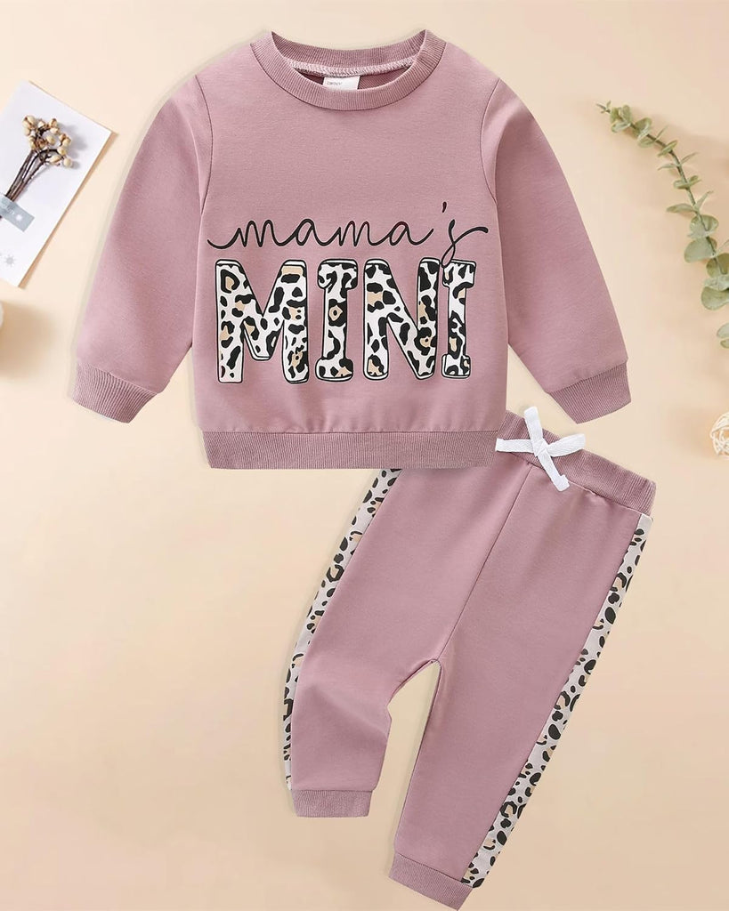 Toddler Baby Girl Clothes Fall Winter Sweatshirt Pants Outfits Set