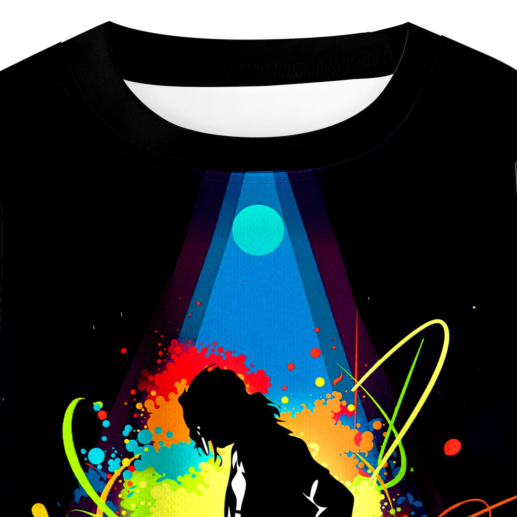 Kids Boys Girls Cool Long Sleeve Clothes Set T-shirt Pants Casual Outfits