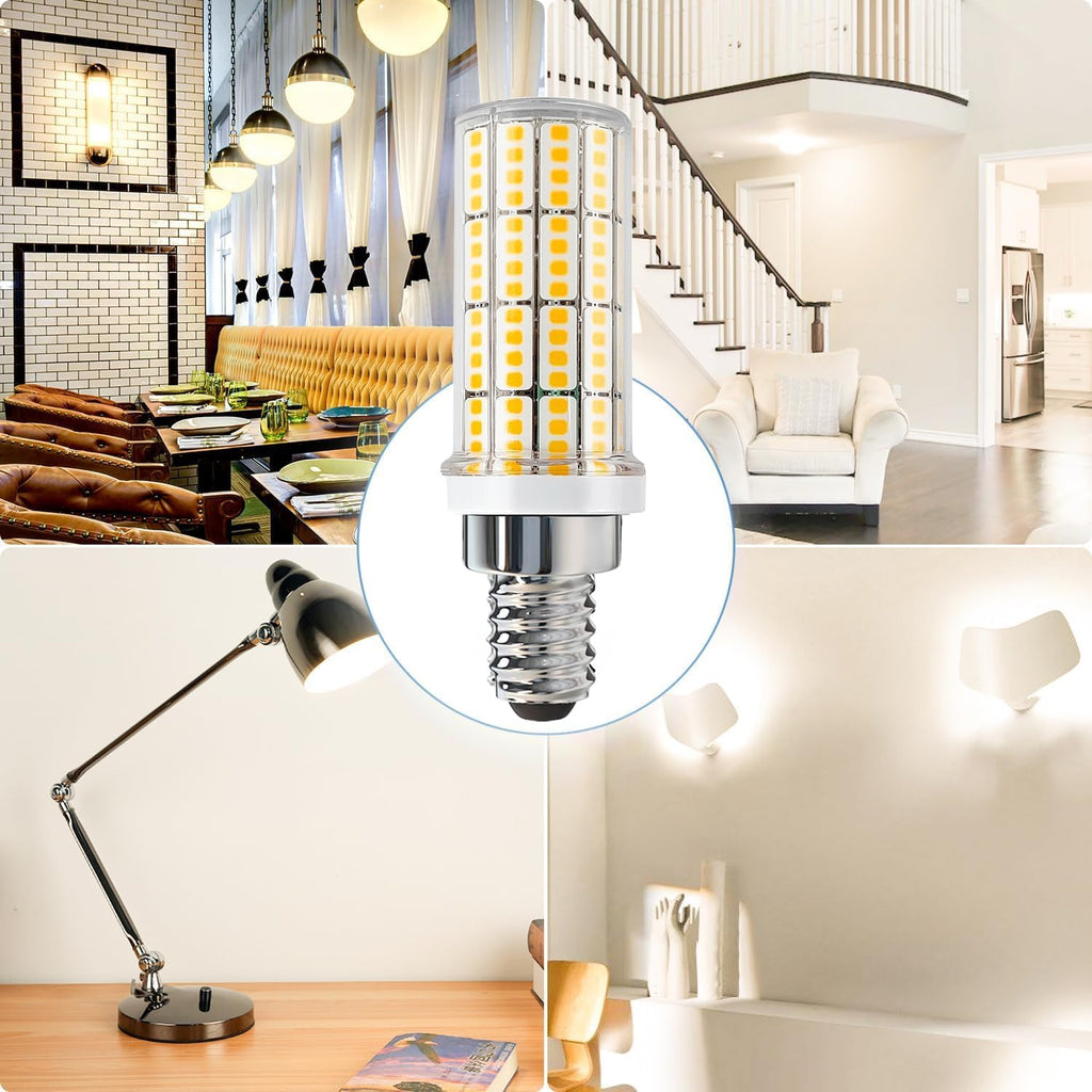 LED Light Bulb, 200W Equivalent 2500Lumen 3000K Cool Daylight White 20W LED Corn Light Bulb,E12 Base