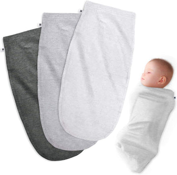 Henry Hunter Baby Swaddle Sack | The Simple Swaddle | Soft Stretchy Cotton for Newborns 0-3 Months | Blankets