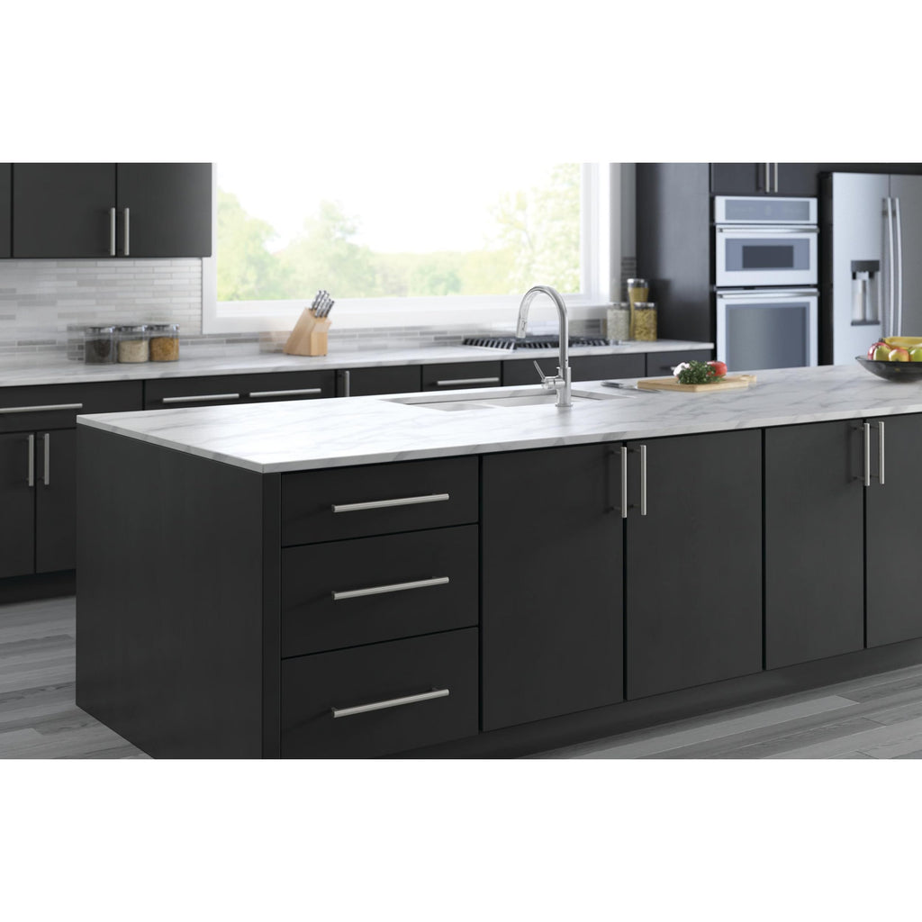 ) - Stainless Steel Cabinet Handles, 12 Inch Hole Center, Casual Pulls for Drawers, Kitchen Cabinet Door