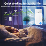 Ion Air purifiers Plug in Air Ionizers for Home Portable and Quiet Ionic Air Purifiers for Bedroom T