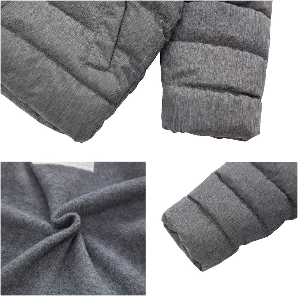 Baby Boys' Fleece Lined Winter Puffer Jacket for Infant