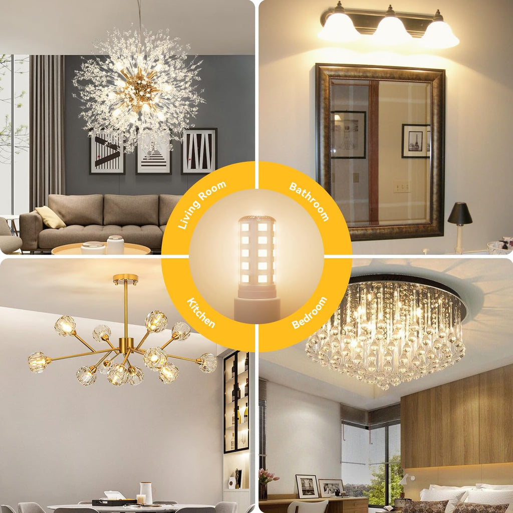 12 Pack Dimmable G9 LED Bulb 3000K, 40 Watt Eq 4W, Soft Warm White
