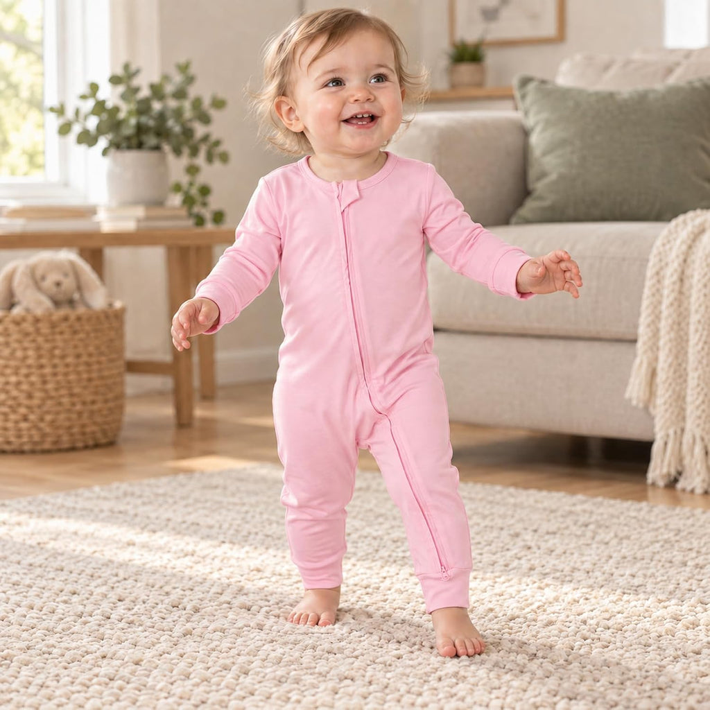 Baby Footless Pajamas Rayon of Bamboo Romper