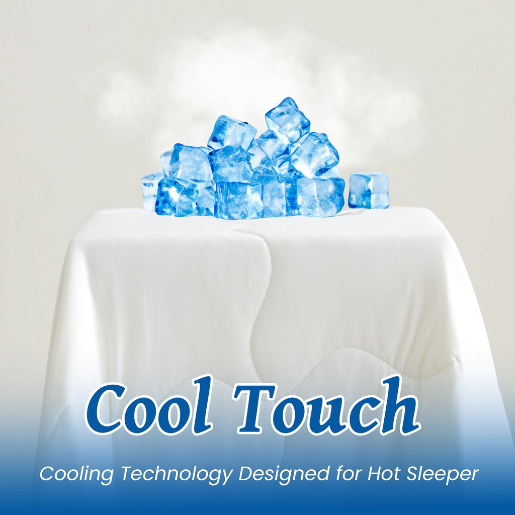 Cooling Comforter, Double-Sided Cool Beige, King