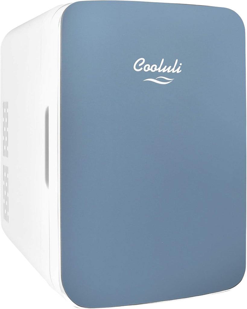10L Mini Fridge for Bedroom - Car, Office Desk & College Dorm Room - 12v Portable Cooler & Warmer for Food, Drinks