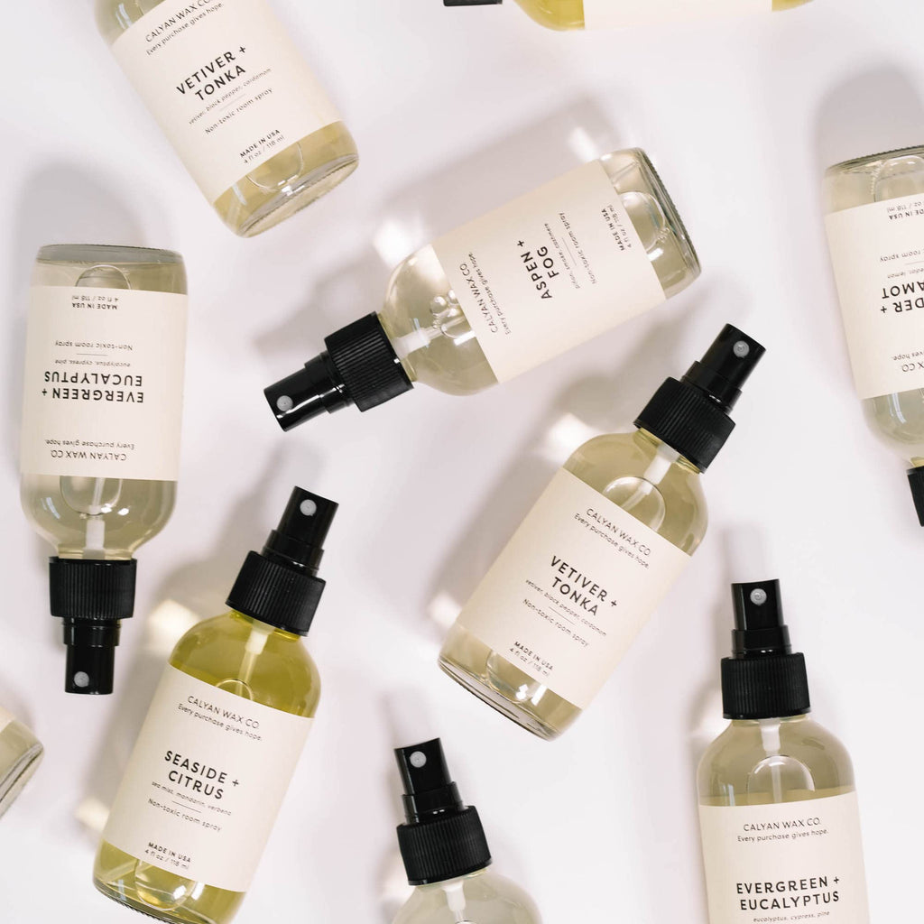 Evergreen & Eucalyptus Room Spray - Natural Room Deodorizer