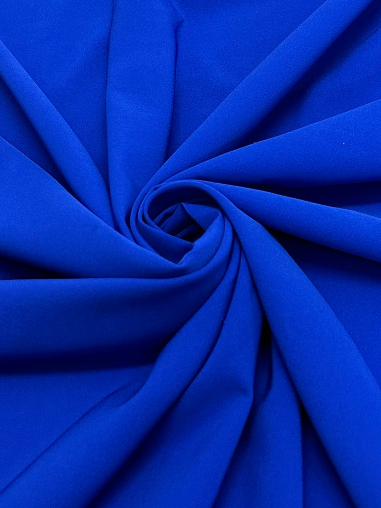 Stretch Crepe Fabric - Versatile Polyester Cloth by The Yard with 2-Way Stretch - Ideal for Dresses, Gowns, Pants
