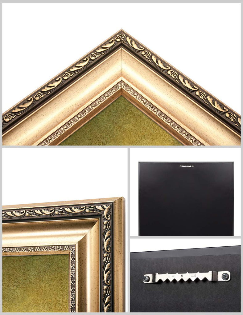 Mona Lisa Framed in Champagne Gold, 36x26
