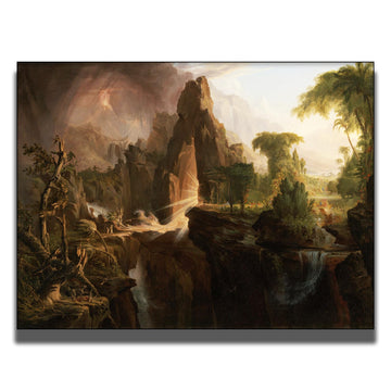 Thomas Cole Canvas - Expulsion from Eden Canvas Wall Art - Historical and Cultural Illustrations - Quality Canvas