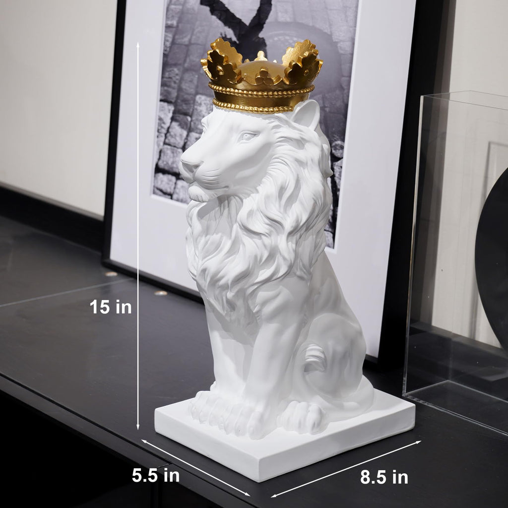 Sculptures Home Décor Lion Statue 8.5 * 5.5 * 15 Inch